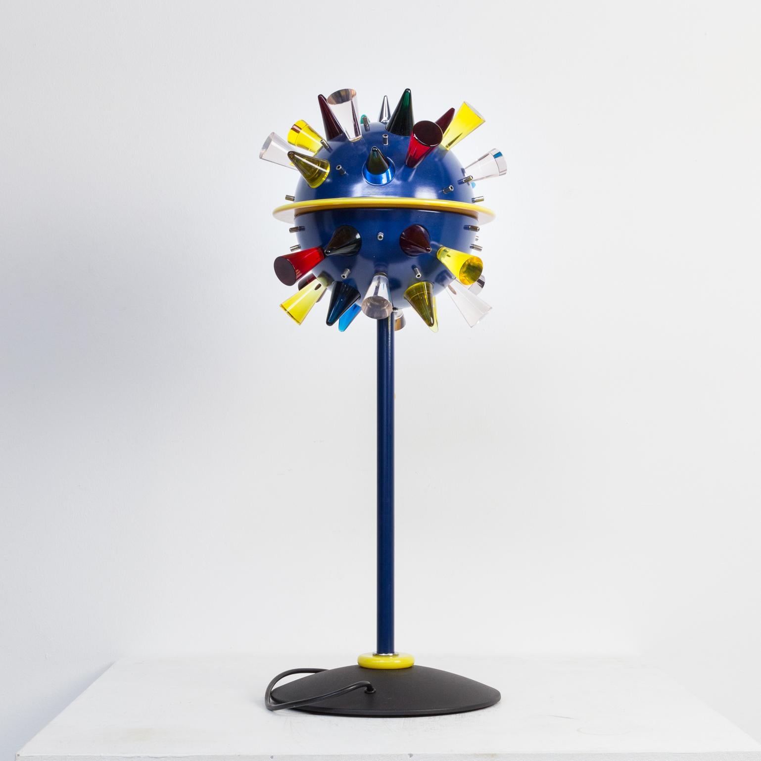 Metal 1990s Alessandro Mendini ‘Arkab’ Table Lamp Art Sculpture for Venini For Sale