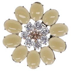1990s A.N.G.E.L.O. Vintage Cult Flower Brooch