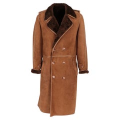 90s A.N.G.E.L.O. Vintage Cult light brown sheepskin long coat