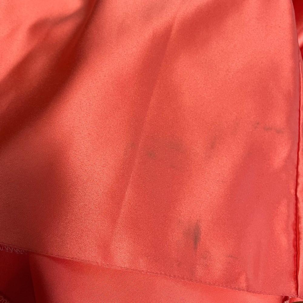 90s A.N.G.E.L.O. Vintage Cult red-orange satin long evening dress For Sale 1