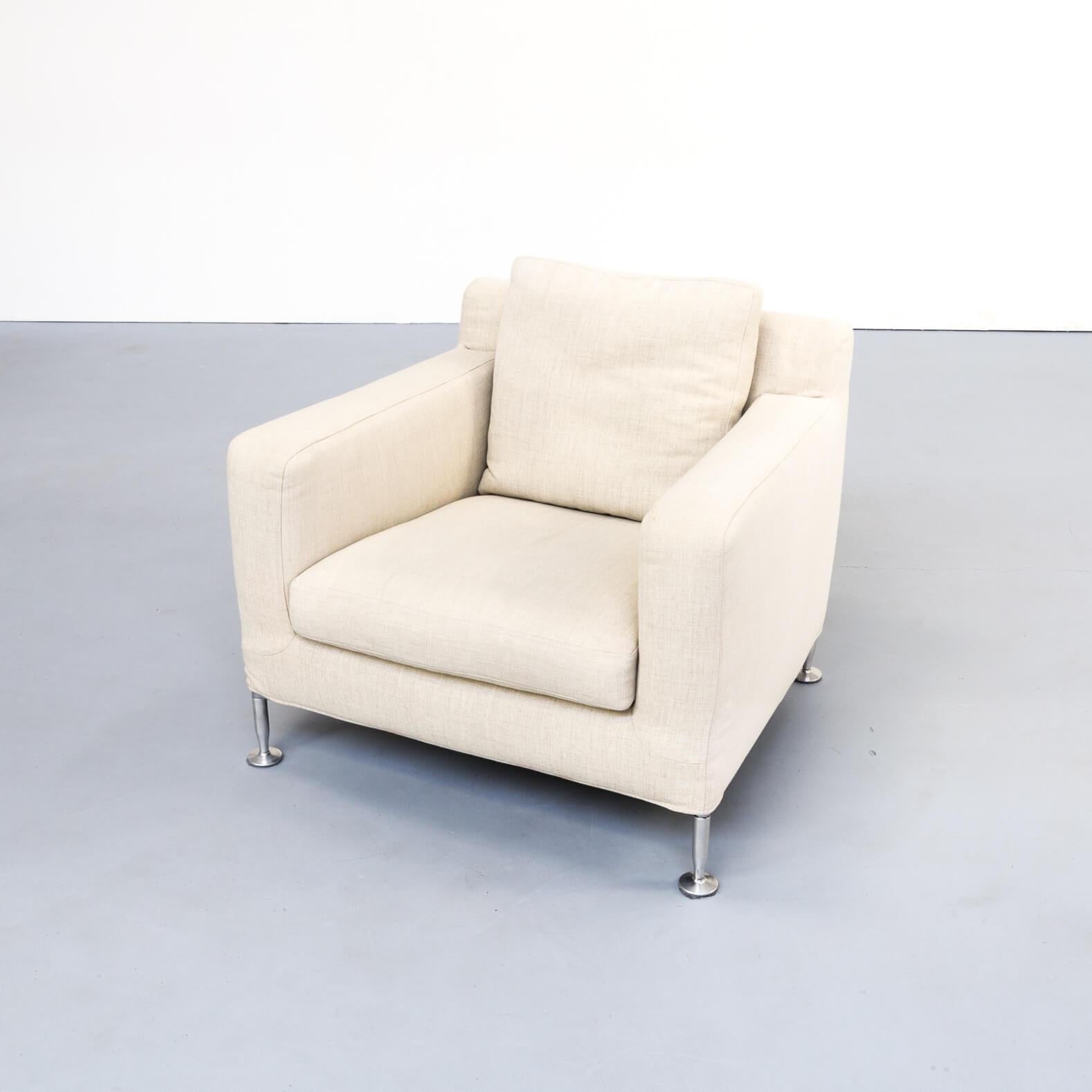 1990s Antonio Citterio ‘Harry’ Lounge Fauteuil for B&B Italia For Sale 2