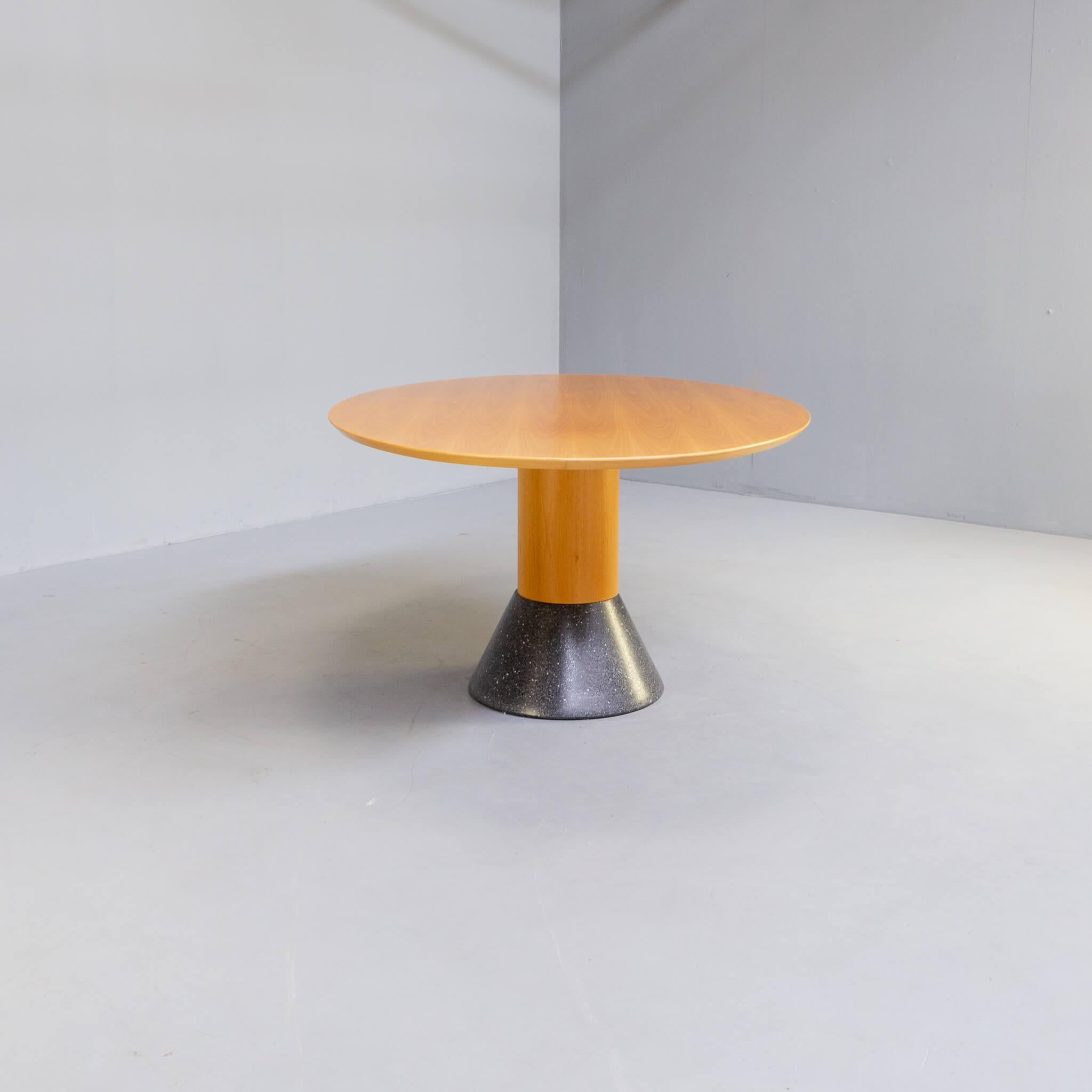 Post-Modern 90s Arnold Merckx ‘Balance’ Dining Table for Arco For Sale