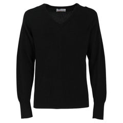90s Ballantyne Vintage black cashmere jumper