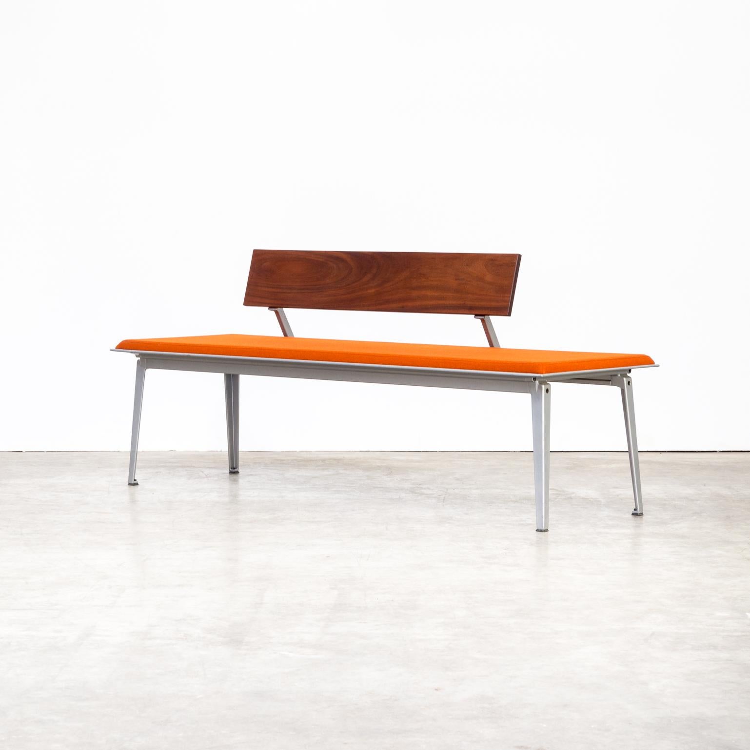 Metal 1990s Bas Pruyser ‘Ahrend 600’ Museum Bench for Ahrend de Cirkel For Sale