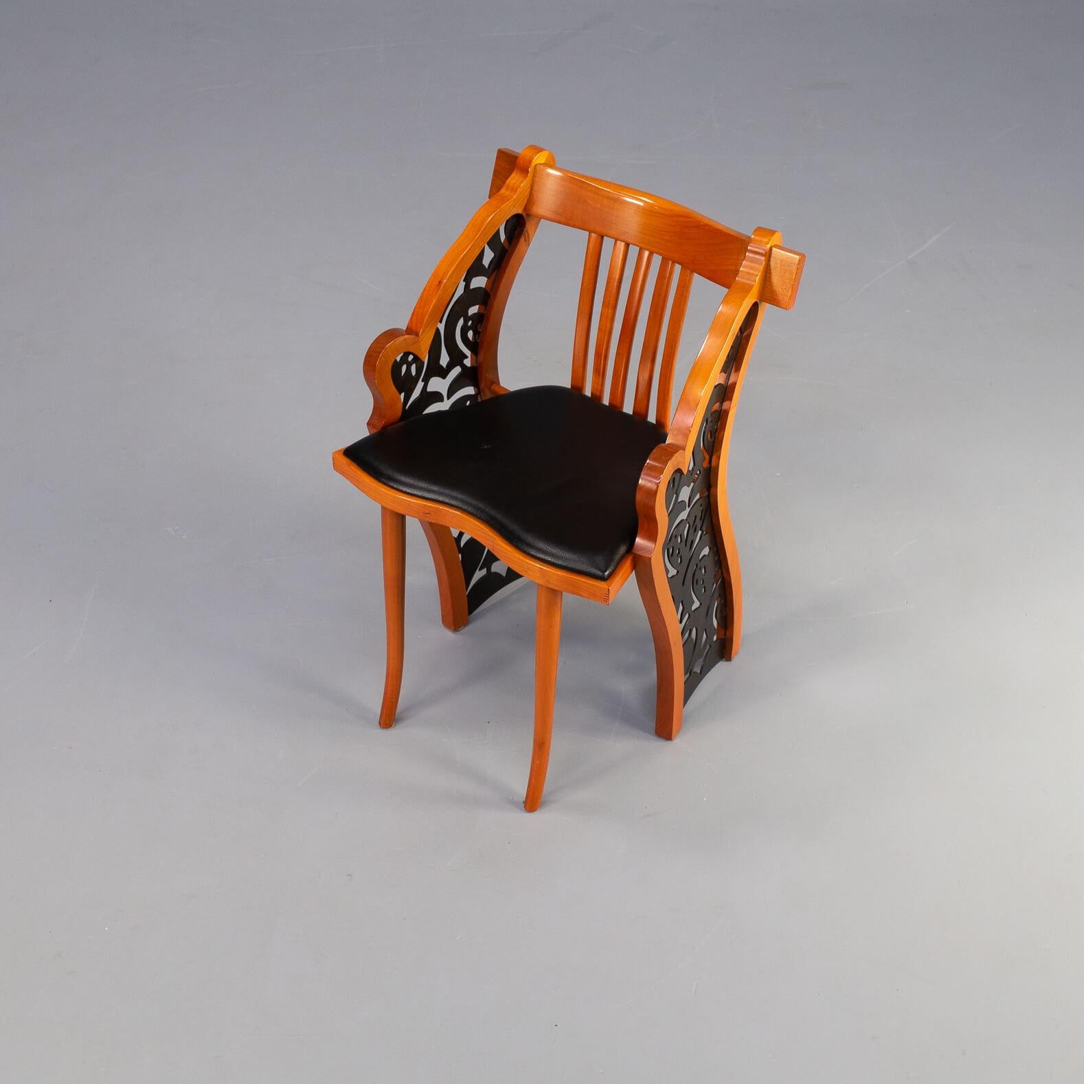90er Jahre Borek Sipek 'leonora' Stuhl aus der Driade Serie (Holz) im Angebot