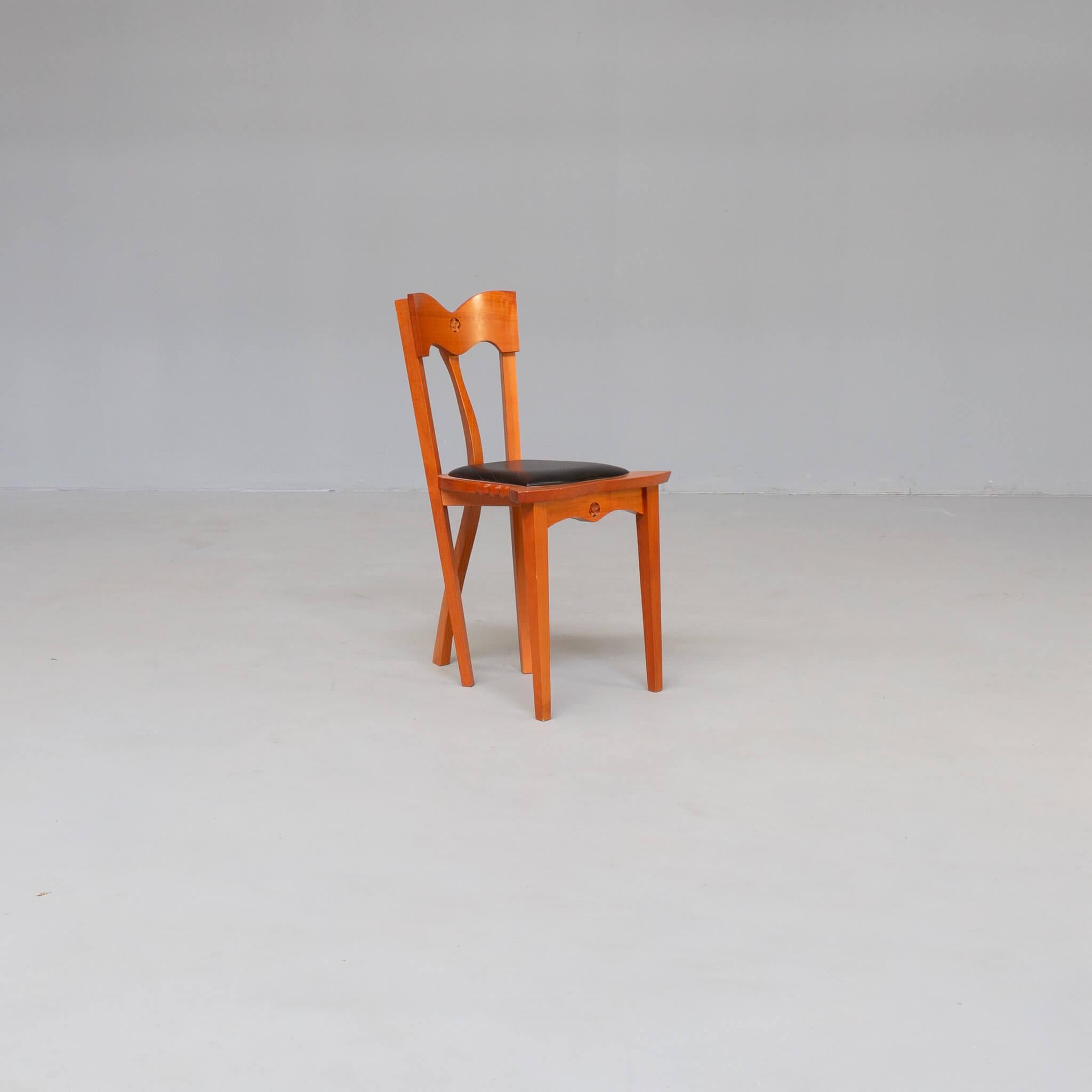 Post-Modern 90s Borek Sipek ‘Yoochai’ chair For Sale