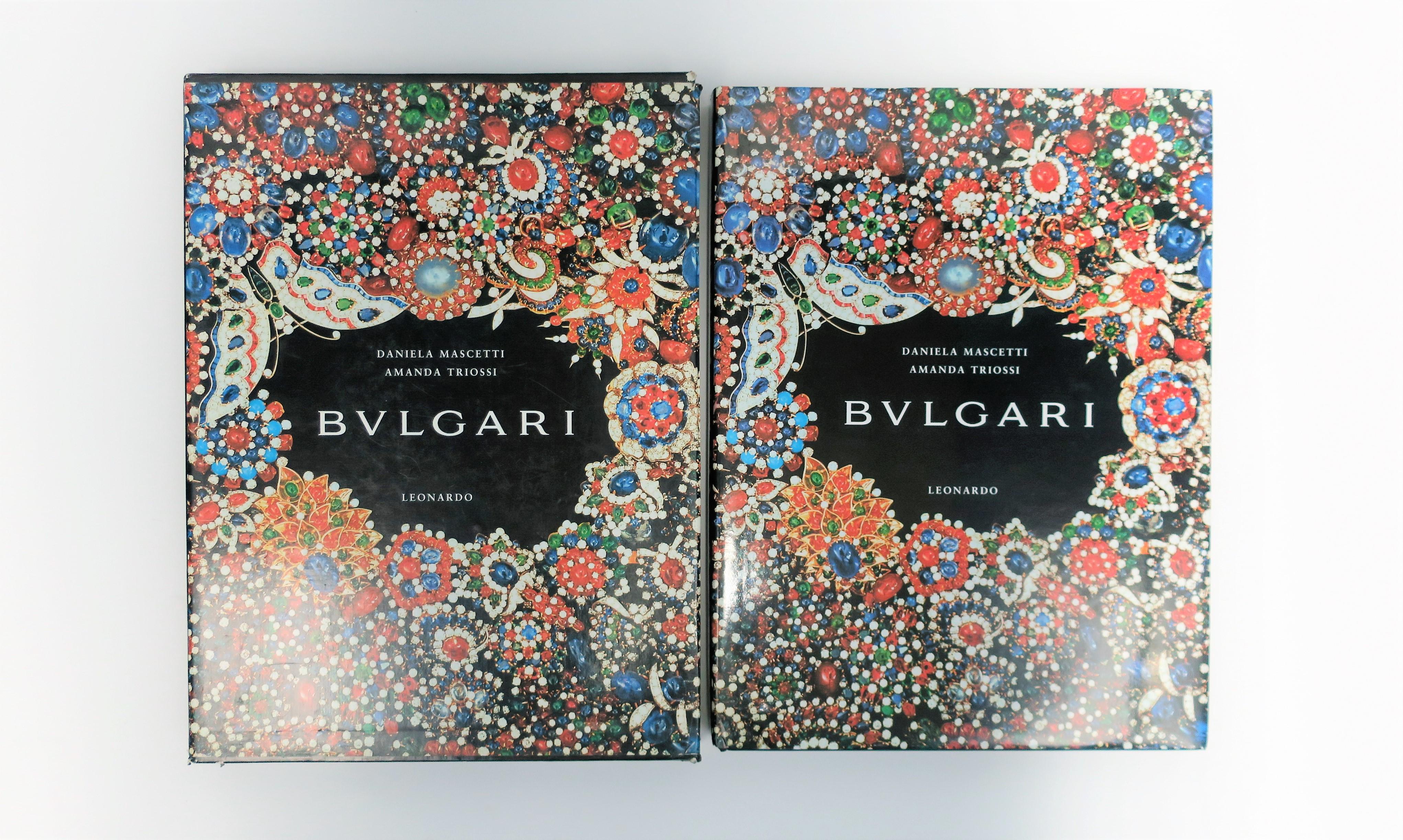 Italian Bulgari Luxury Jewelry Coffee Table Book, 1990s For Sale