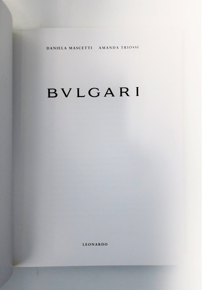 Bulgari Jewelry Coffee Table or Library Book, 1990s For Sale 1