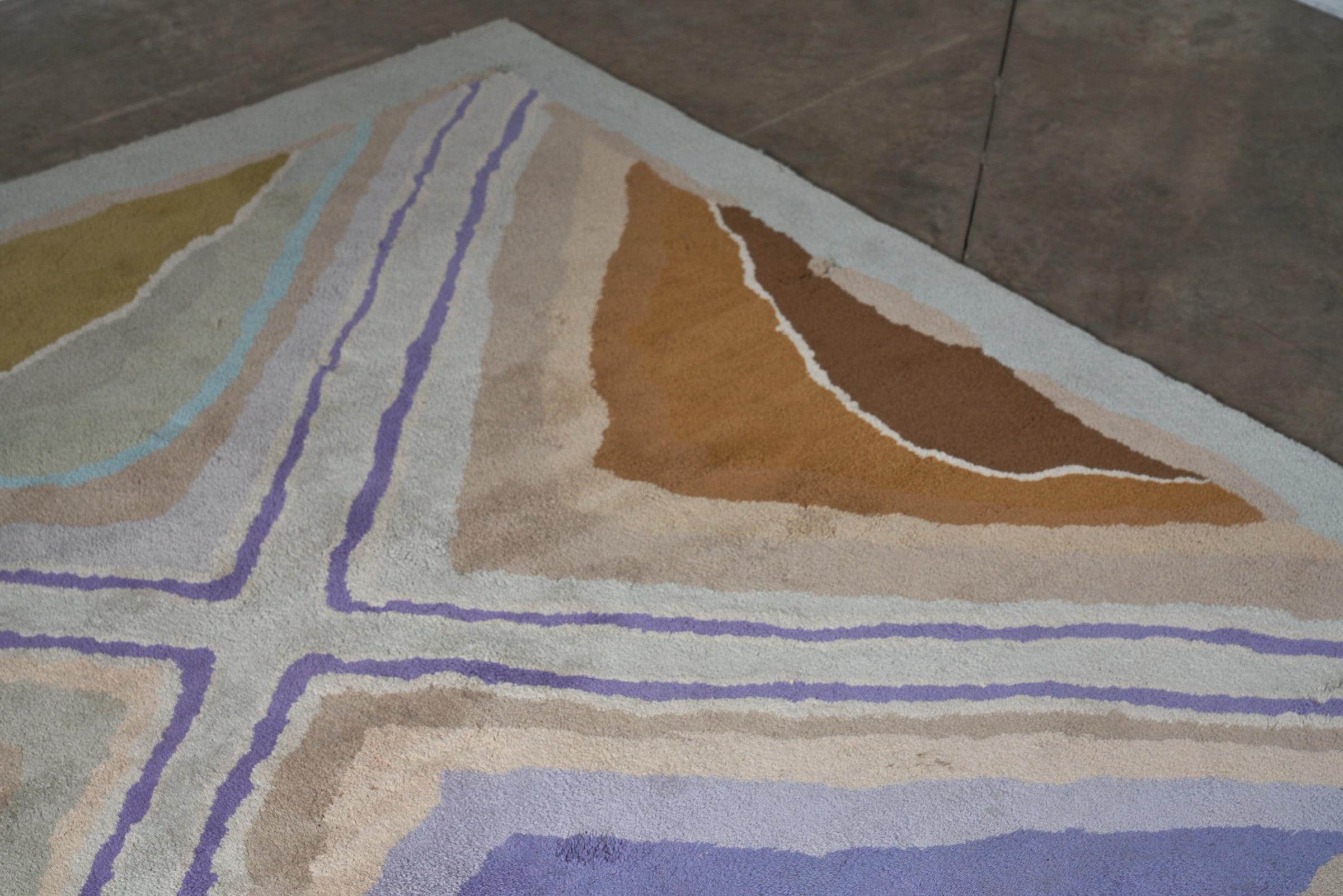 90er Jahre Teppich von Huls 1 von 10 hergestellt (Textil) im Angebot