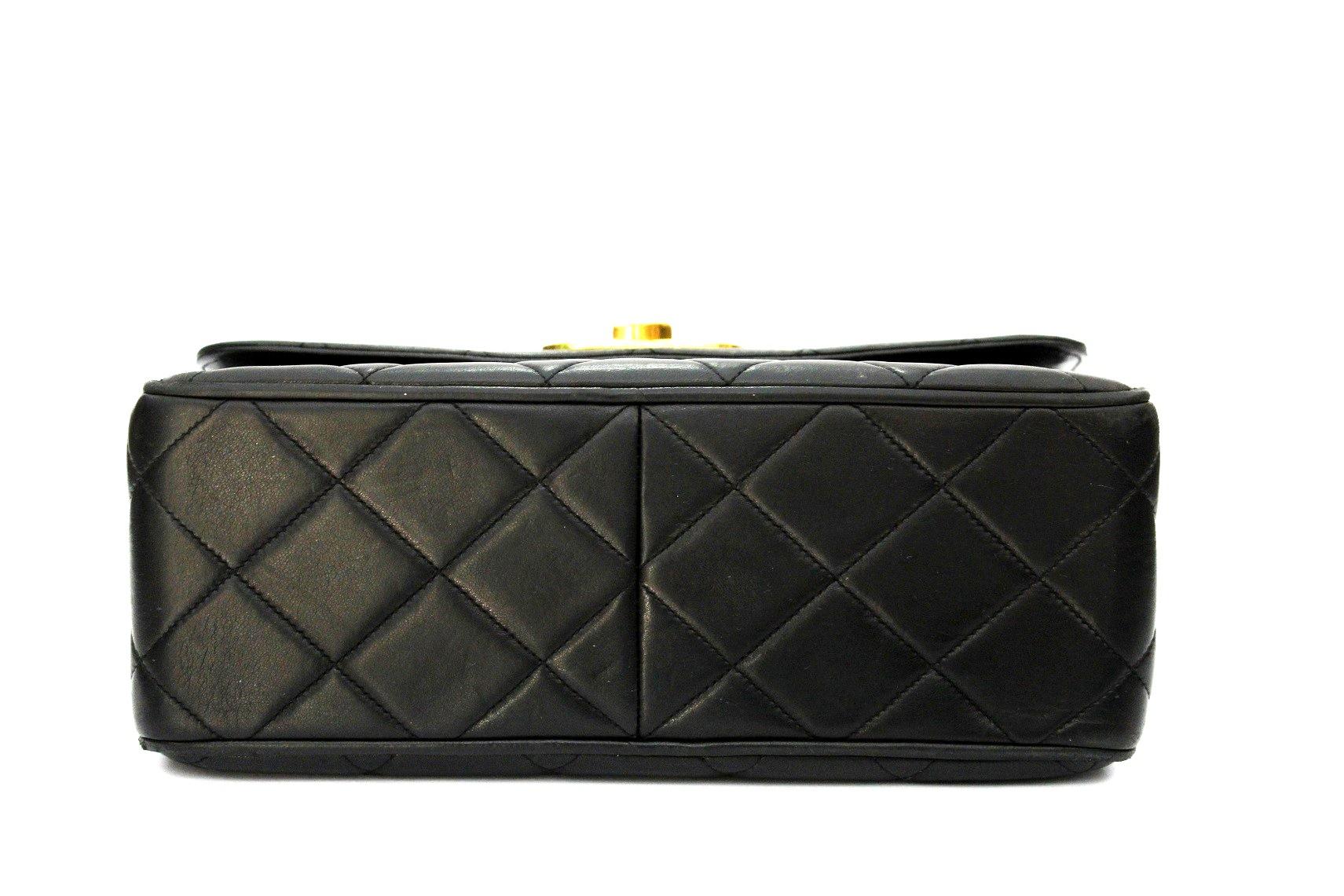 90s Chanel Black Leather Bag  In Good Condition In Torre Del Greco, IT