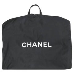 Vintage 90s Chanel black logoed clothing hanger