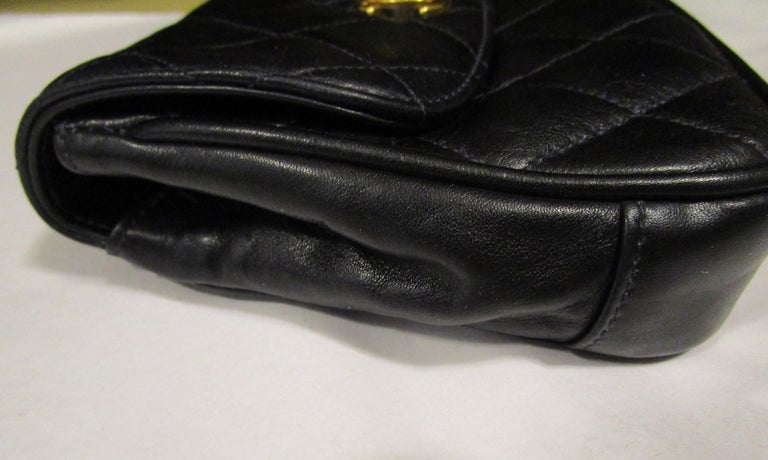 Louis Feraud Paris Black Multi Color Leather Purse Handbag Shoulder Bag,  Organizer Purse, Removable Strap