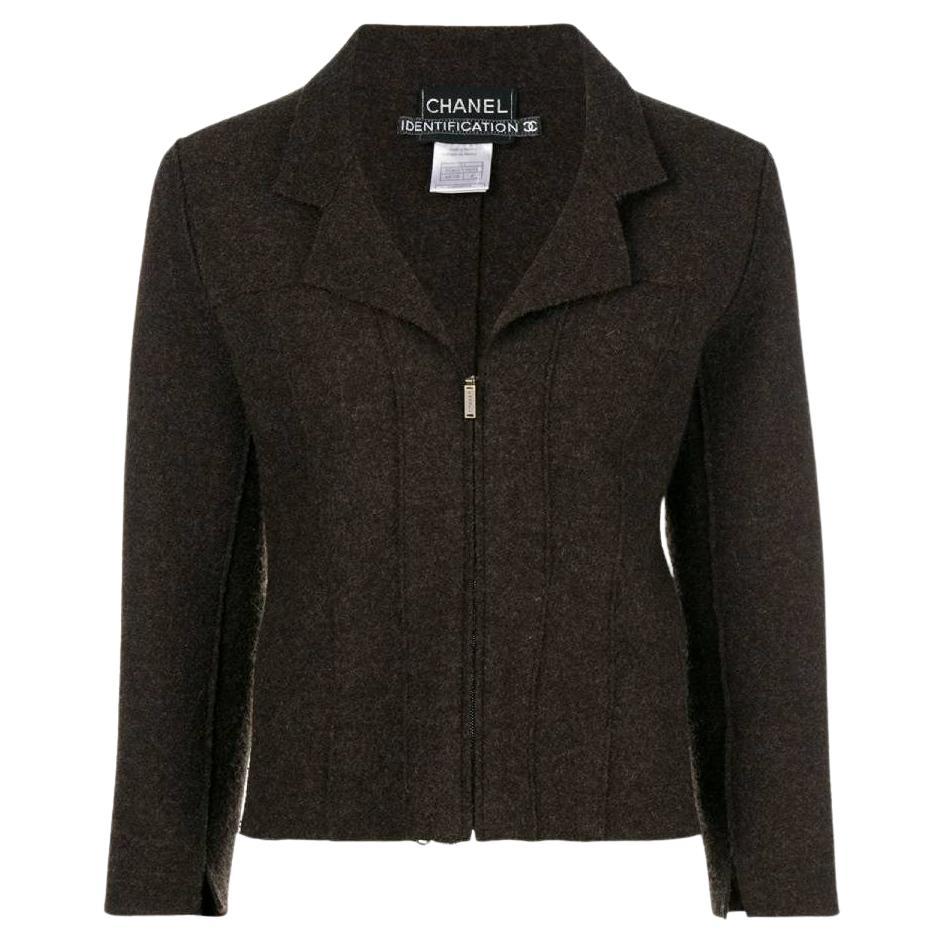 Chanel Wool Jacket - 116 For Sale on 1stDibs