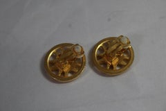 90's Chanel Vintage  Earrings in Gold-Plated Metal