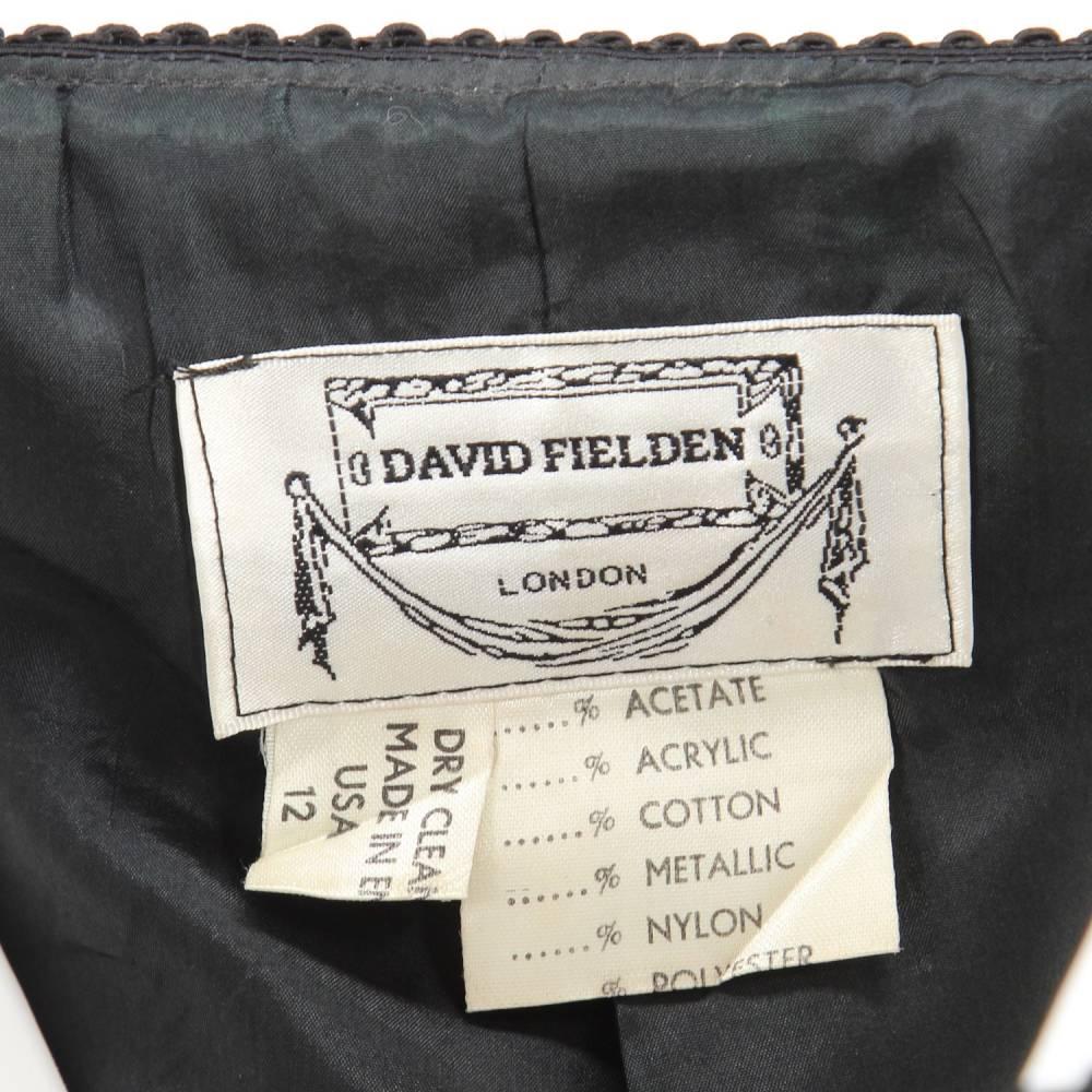 90s David Fielden Black Boler Jacket For Sale 2