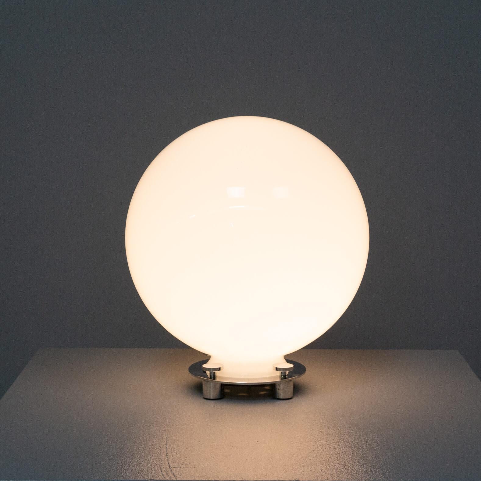 Post-Modern 90s Emiliana Martinelli Rare ‘Big Ball’ Table Lamp for Martinelli Luce For Sale