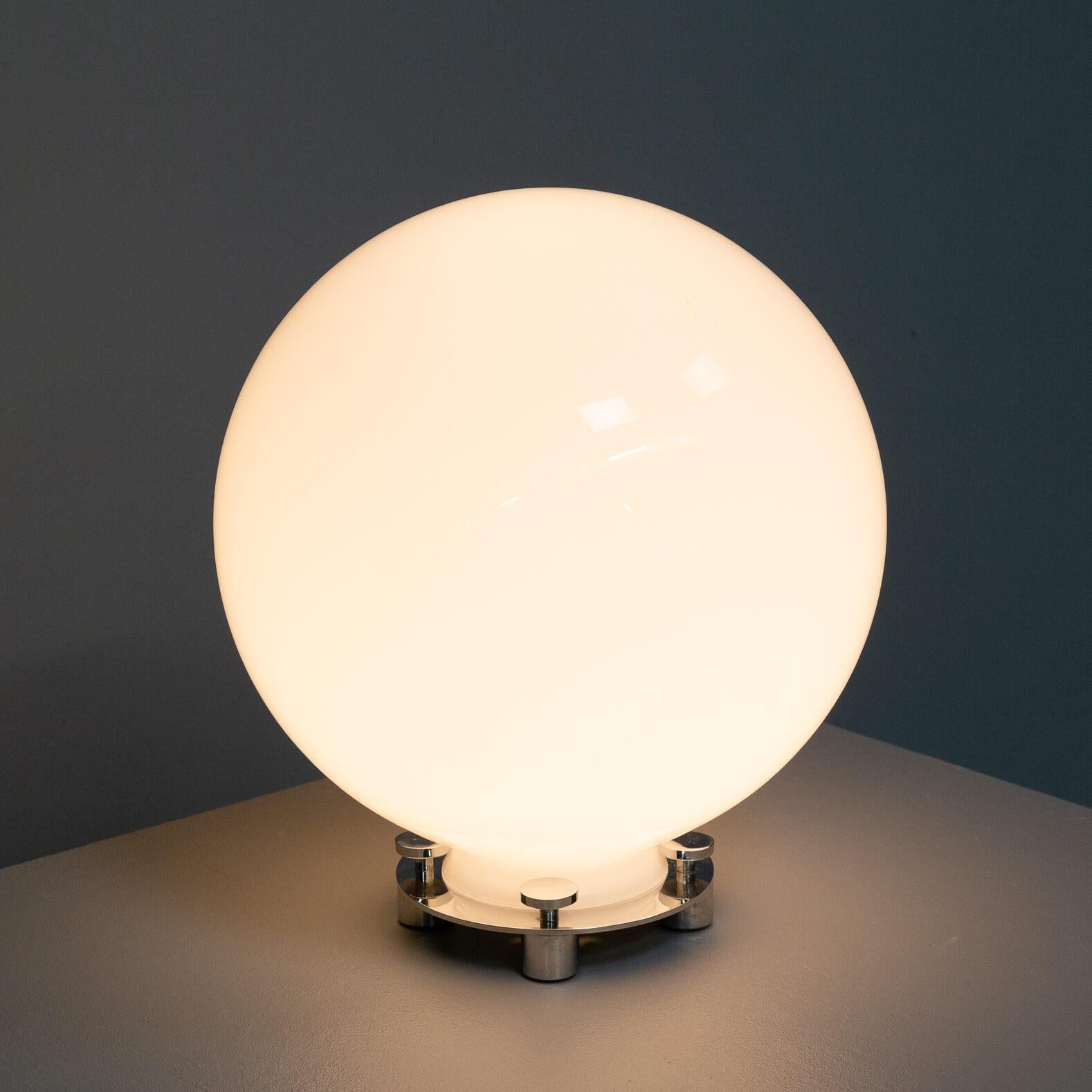 Italian 90s Emiliana Martinelli Rare ‘Big Ball’ Table Lamp for Martinelli Luce For Sale