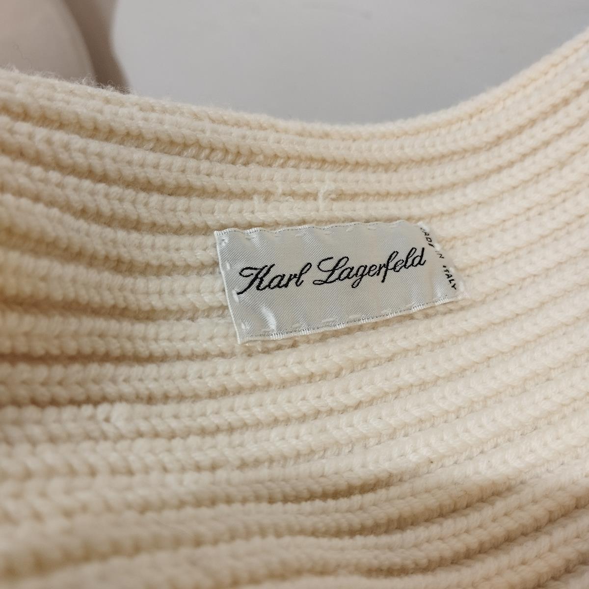 90s Estremamente raro Karl Lagerfeld Vintage Pull FR 40 / IT 44 in vendita 3