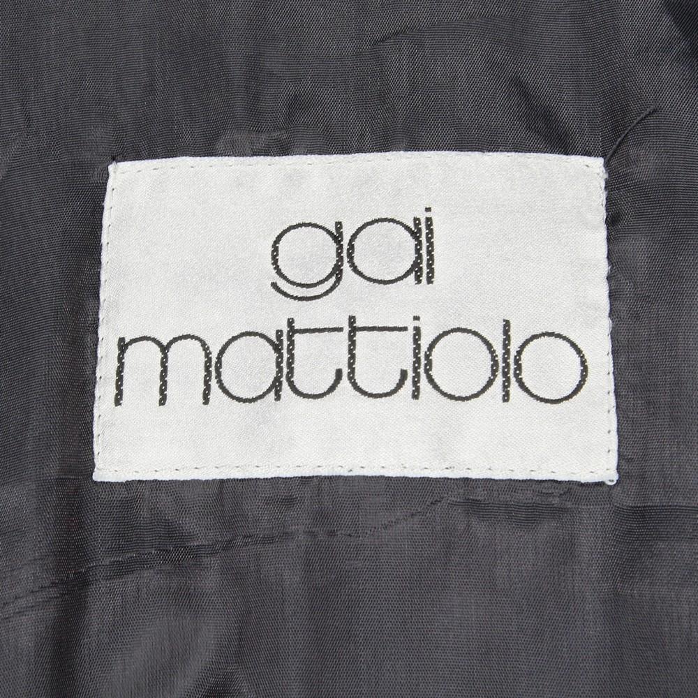 Women's 90s Gai Mattiolo dark blue suede jacket For Sale