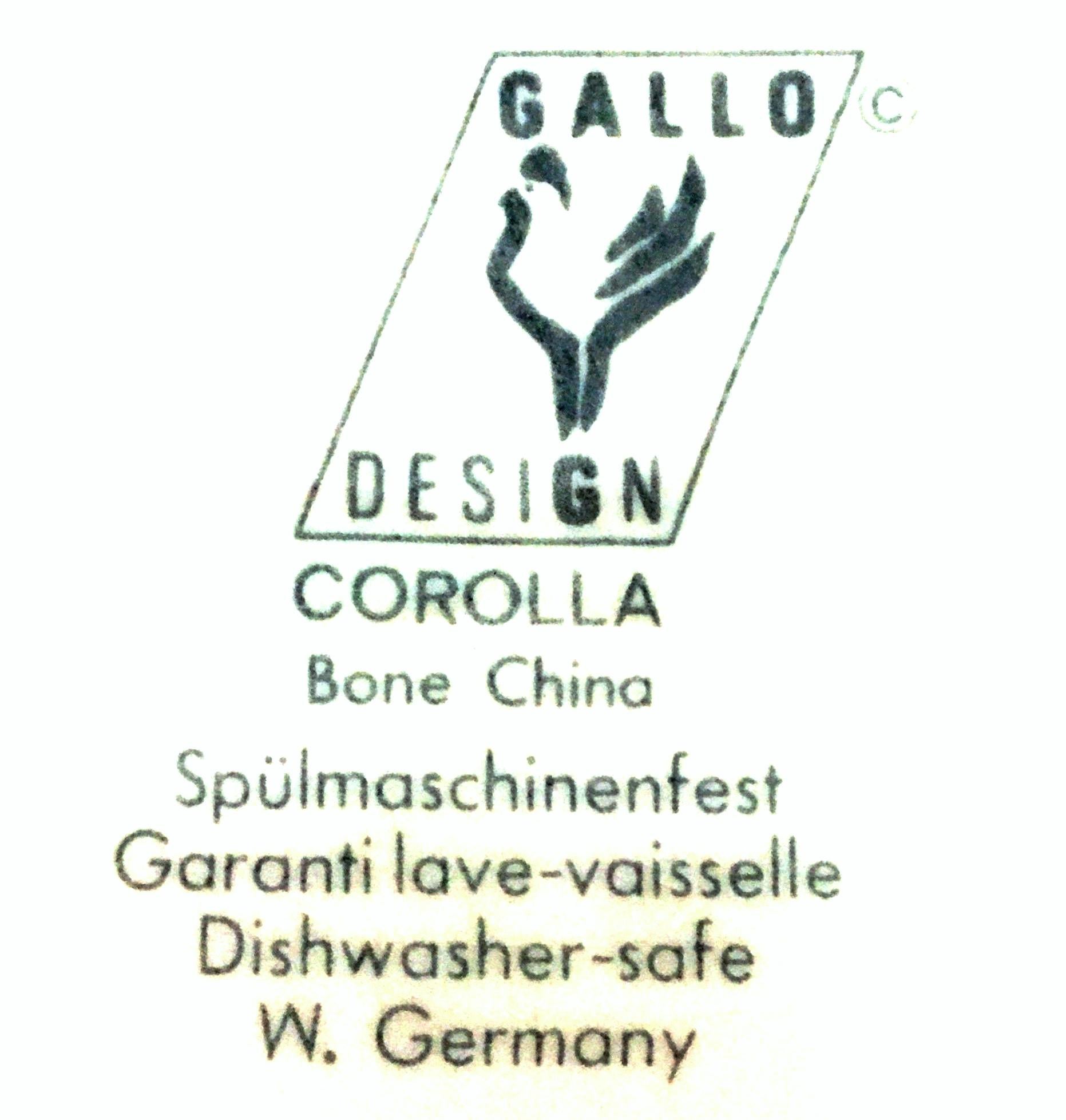 90'S German Bone China 