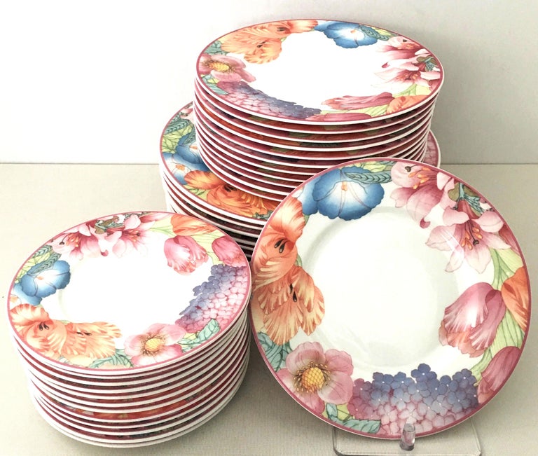 90'S German Bone China Dinnerware "Corolla" Set/36 By ...