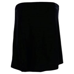 Vintage 90s Gianfranco Ferré blue velvet sleveless top