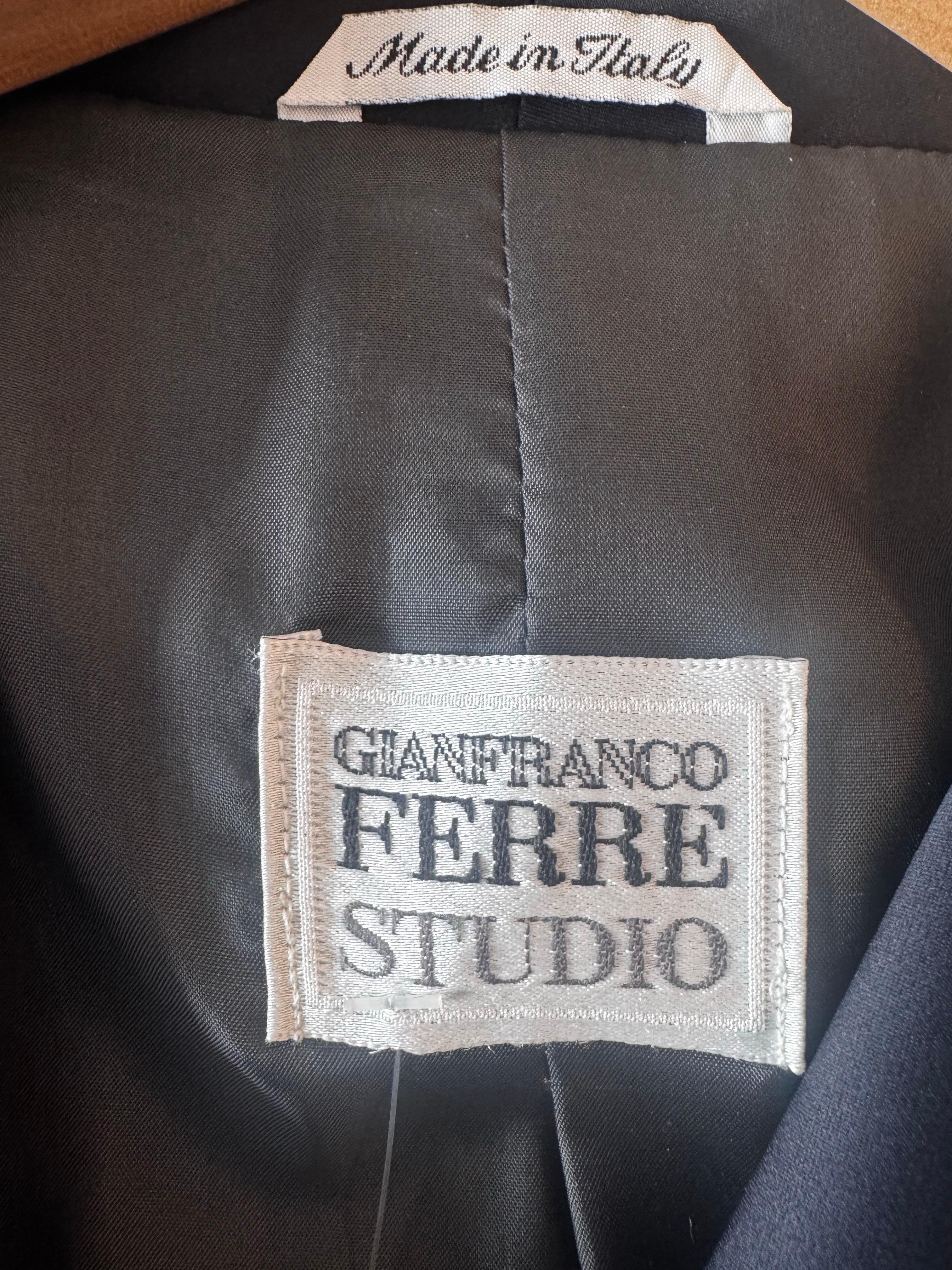 da uomo o donna 90s Gianfranco Ferre Studio Grey Blazer in vendita