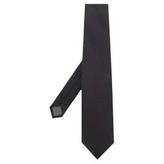 90s Gianfranco Ferré Vintage black silk tie