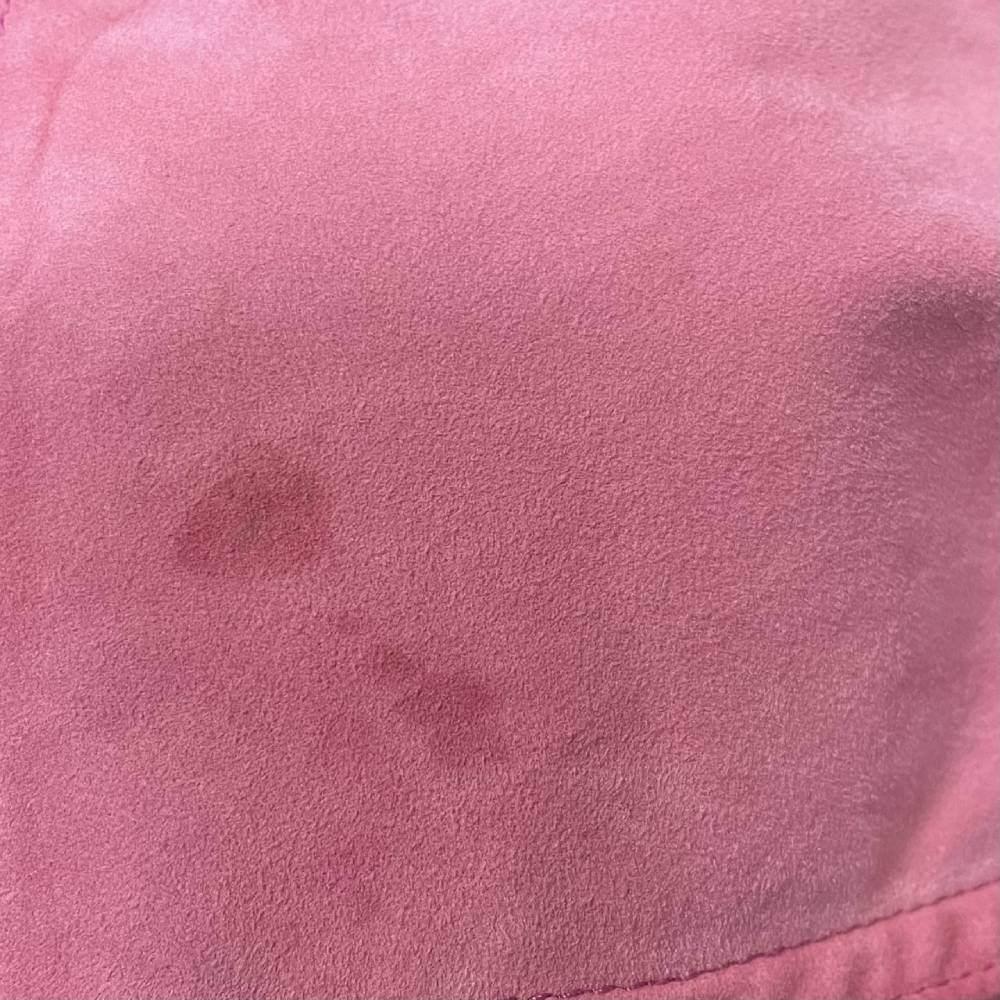 90s Gianfranco Ferré Vintage pink cotton shirt with suede details 2