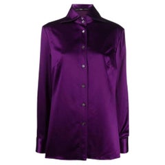 90s Gianfranco Ferrè Vintage Purple classic shirt