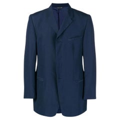 90s Gianni Versace Vintage dark blue cotton jacket