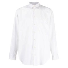 90s Giorgio Armani Vintage white cotton shirt with classic collar