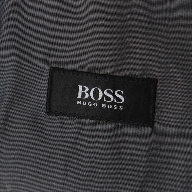 90s Hugo Boss black wool jacket For Sale at 1stDibs