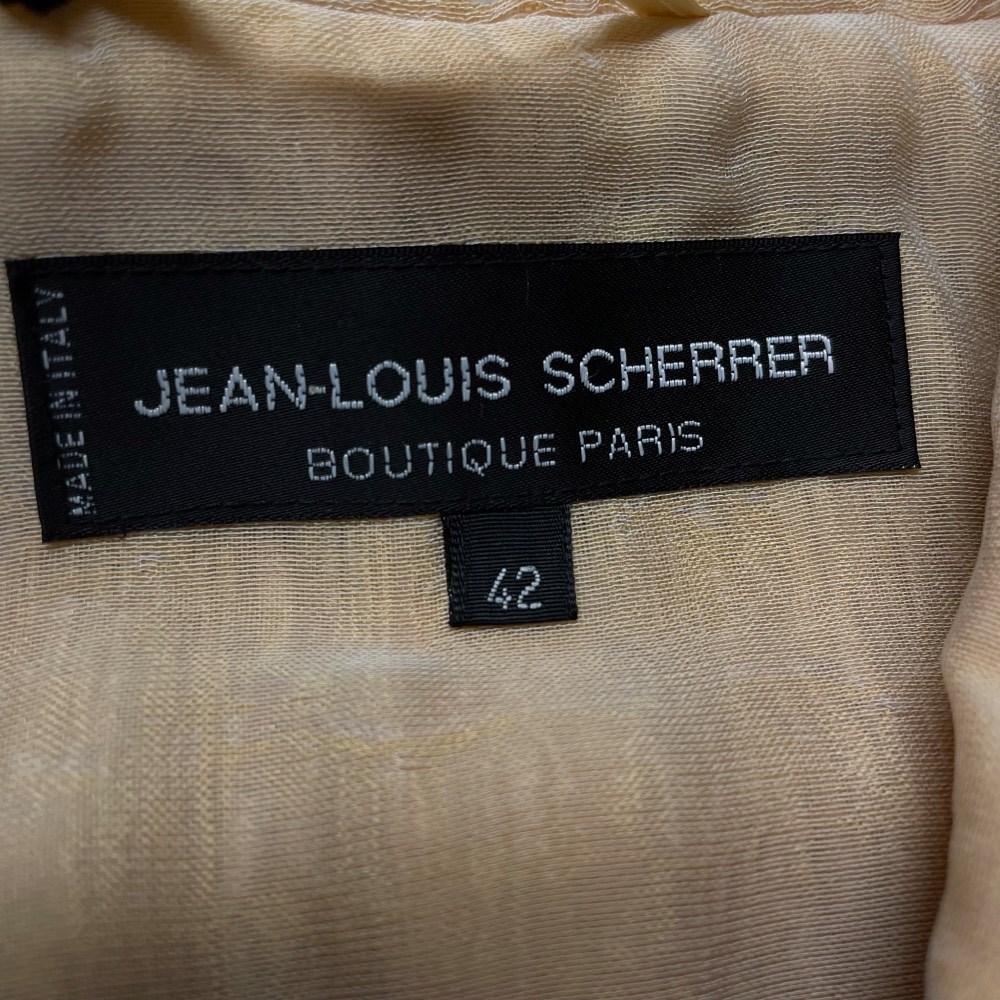 90s Jean-Louis Scherrer Vintage semitransparent antique pink jacket 2