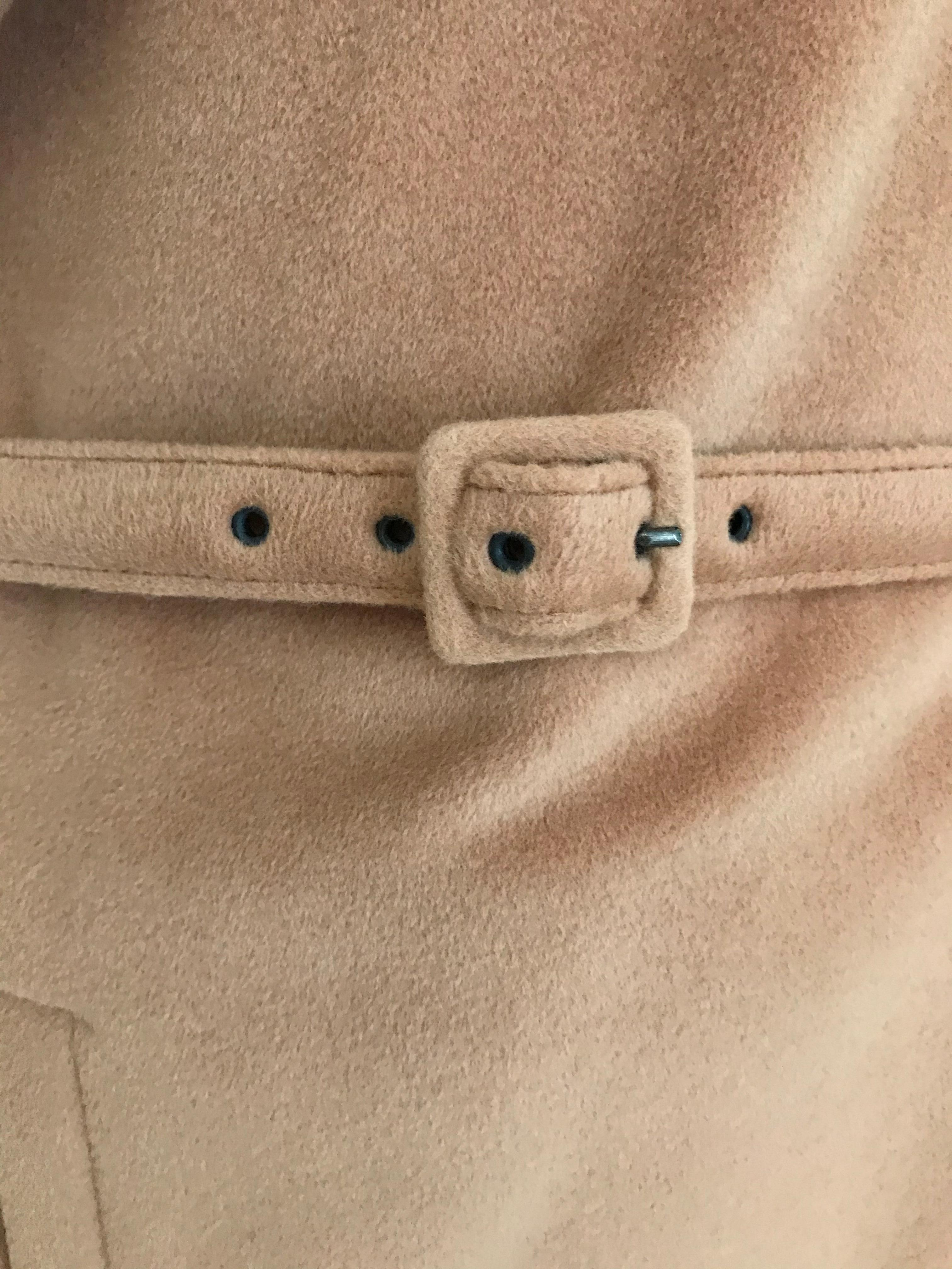 Brown 90s Jean Paul Gaultier Wrap Around Soft Cashmere Coat