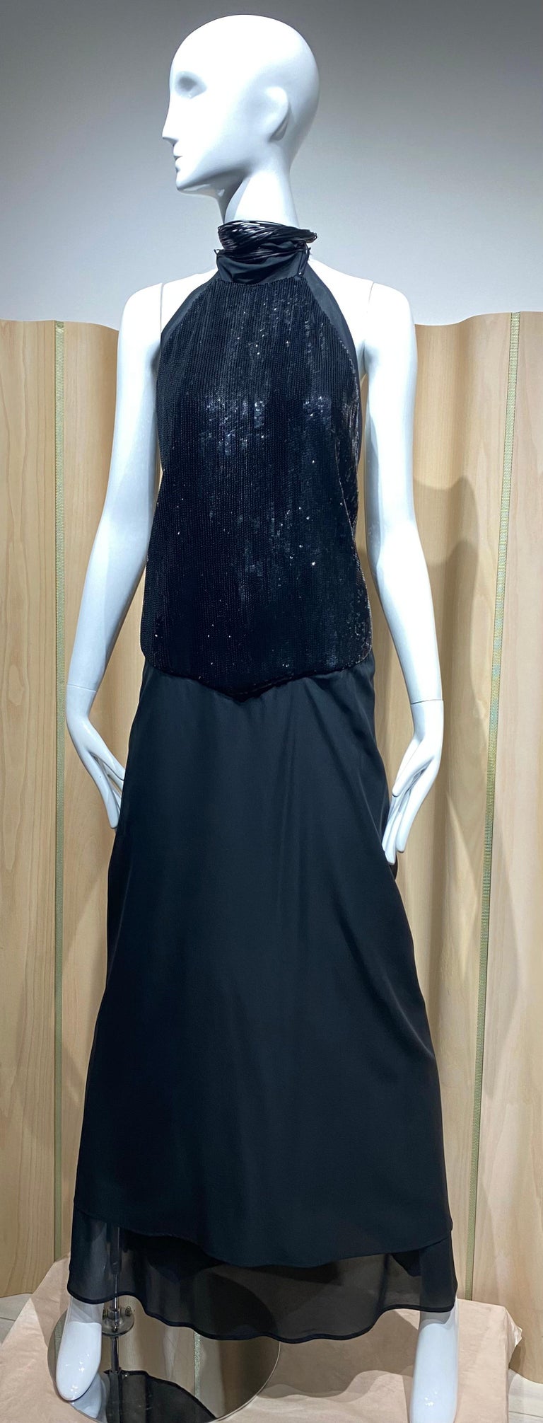 long black linen dress Black V-Neck Linen-Blend Maxi Dress  Ro&Zo