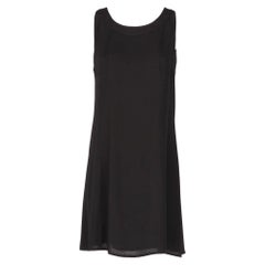 90s Karl Lagerfeld Vintage black sleeveless A-line dress