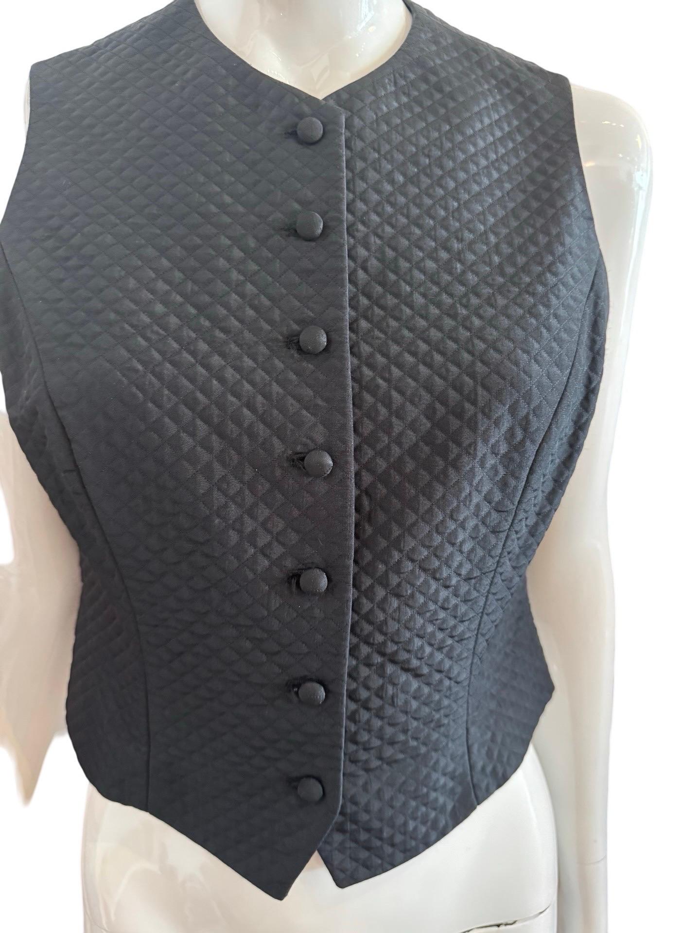 90s Kenzo Quilted Vest In Good Condition For Sale In Miami, FL
