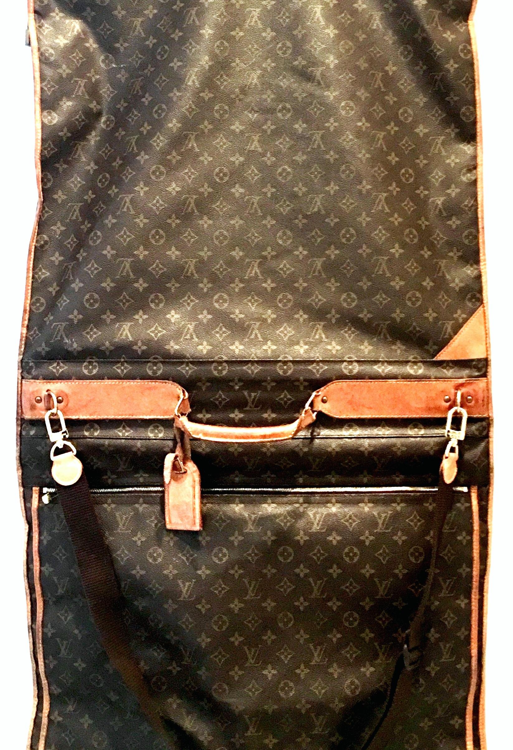Black 90'S Louis Vuitton Canvas & Leather 