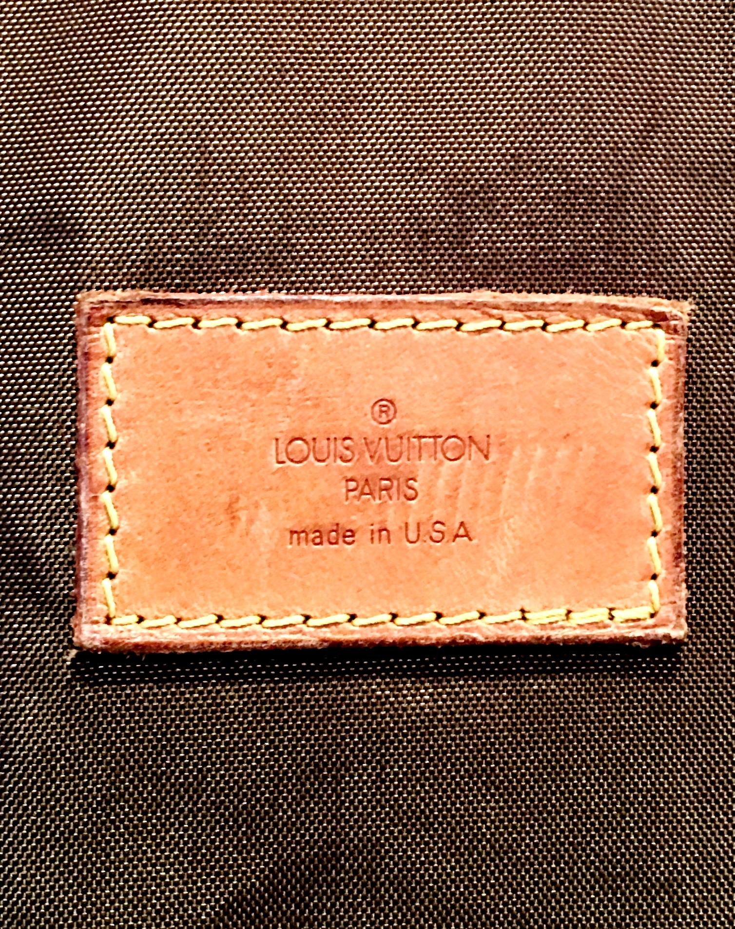 90'S Louis Vuitton Canvas & Leather 