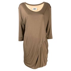90s Maison Martin Margiela Vintage brown knee-length dress