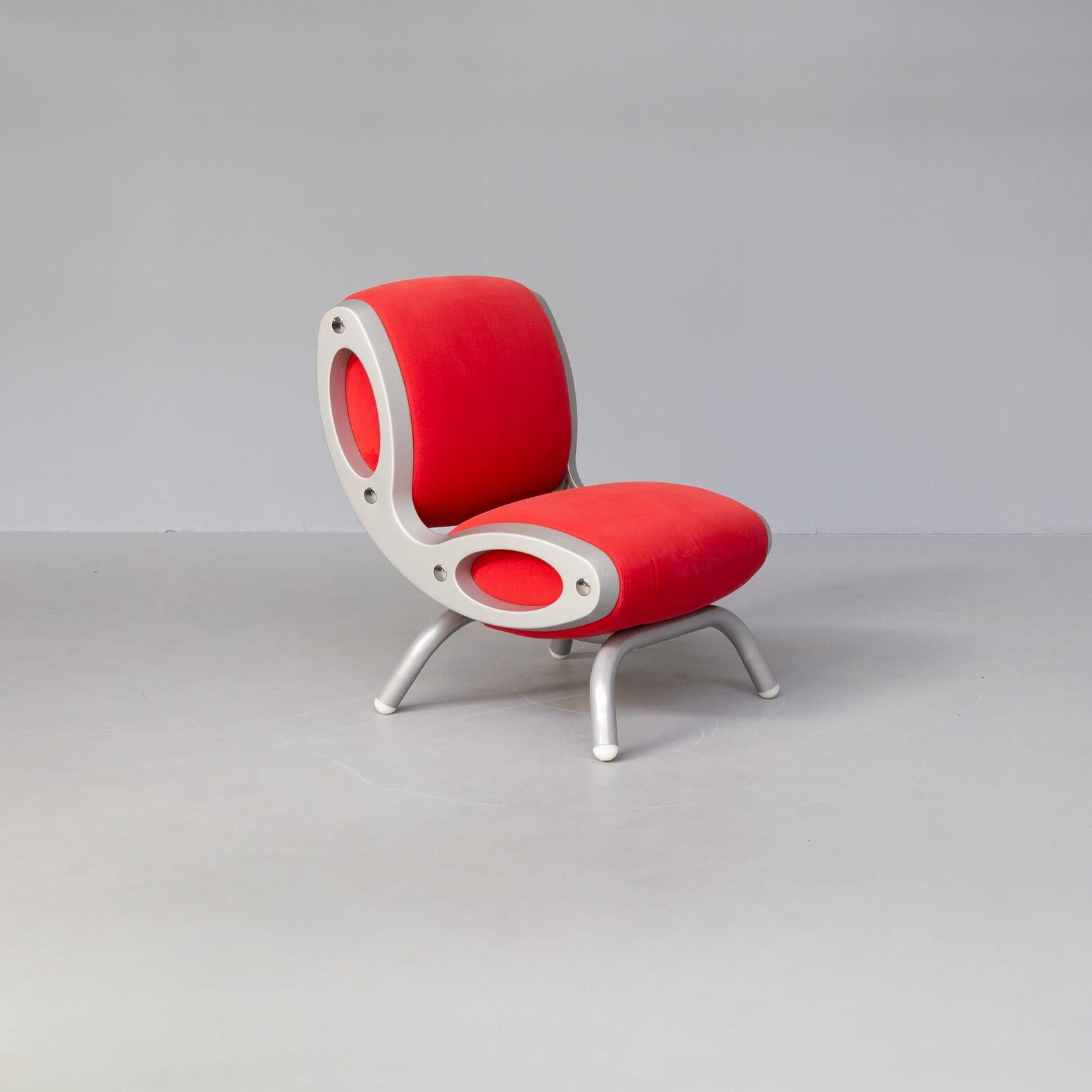 Post-Modern 90s Marc Newson Gluon Fauteuil for Moroso For Sale