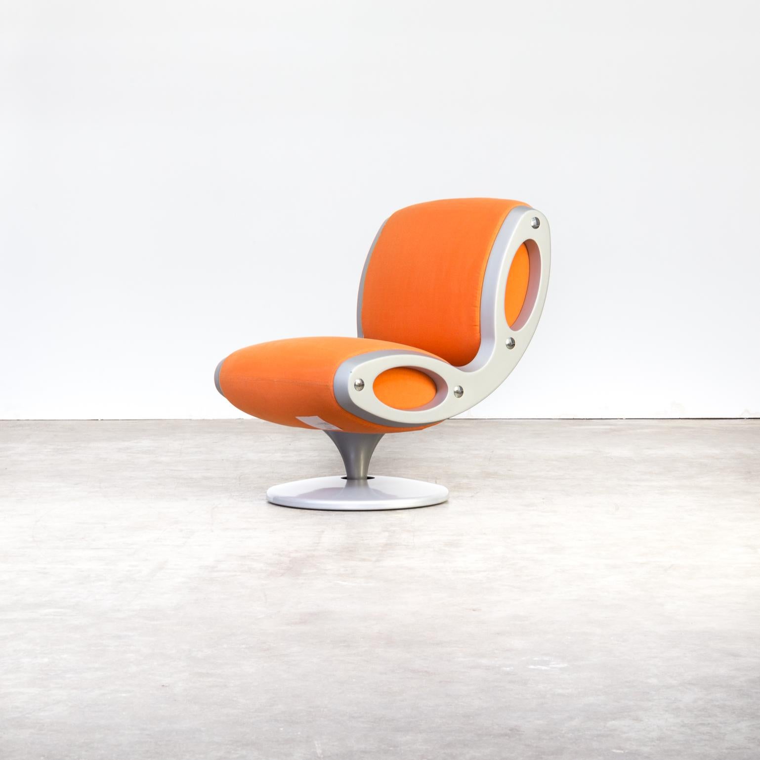 Late 20th Century 1990s Marc Newson Gluon Swivel Chair and ottoman for Moroso