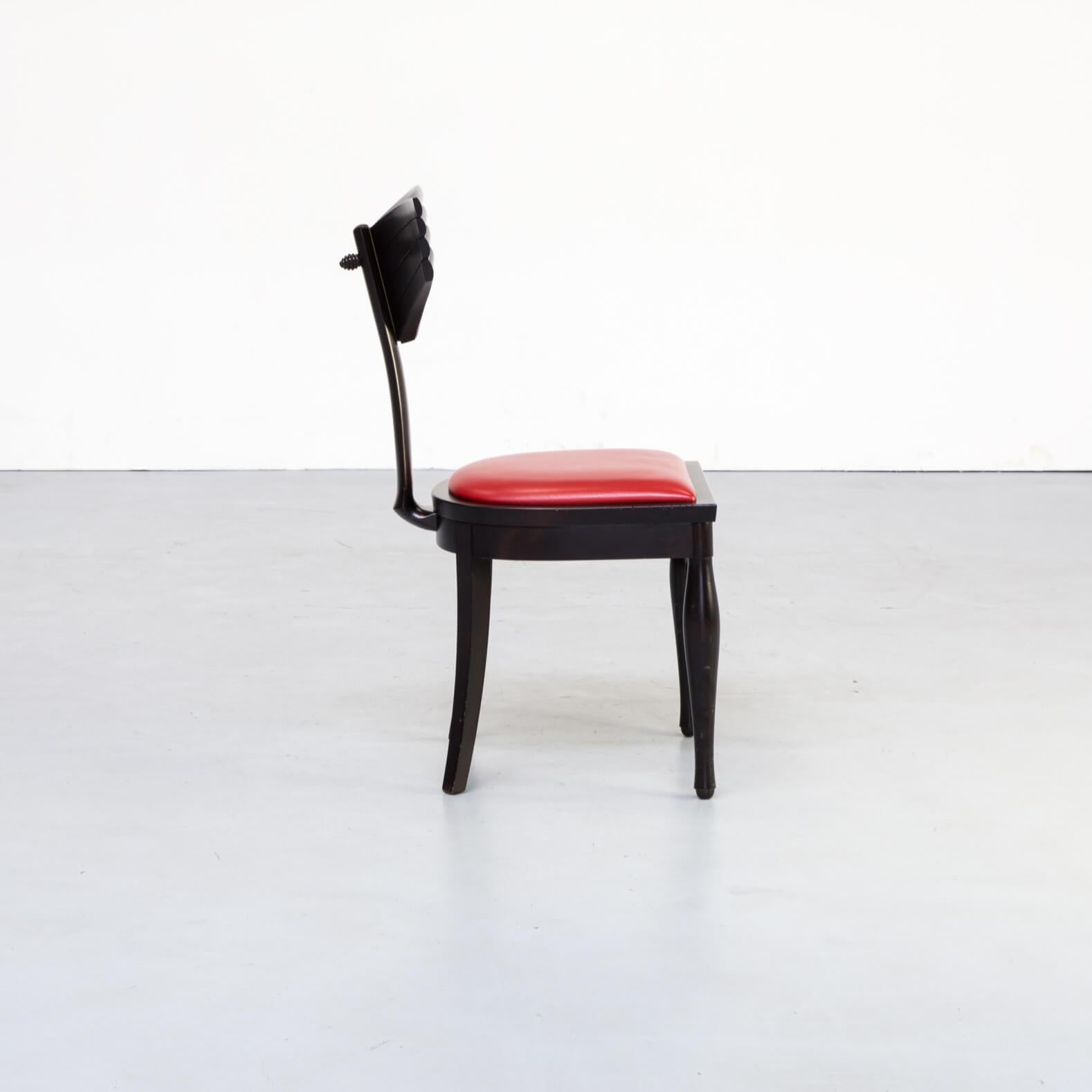 1990s Massimo Scolari ‘Olimpia’ Chair for Giorgetti Set of 8 For Sale 1