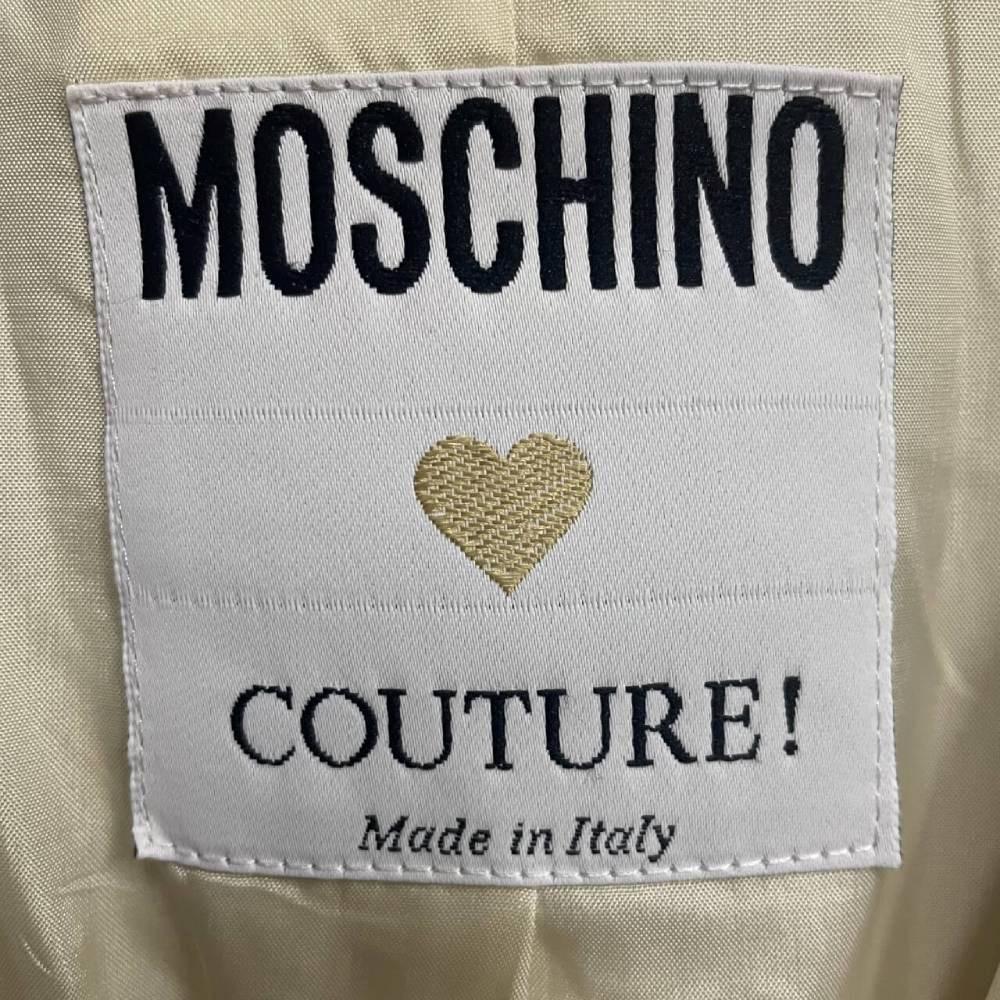 90s Moschino Couture Vintage cream jacket 4