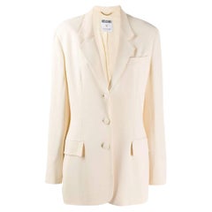 90s Moschino Couture Vintage cream jacket