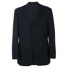 90s Moschino Vintage black cotton “Zorro” jacket