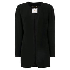 90s Moschino Vintage open classic long blazer