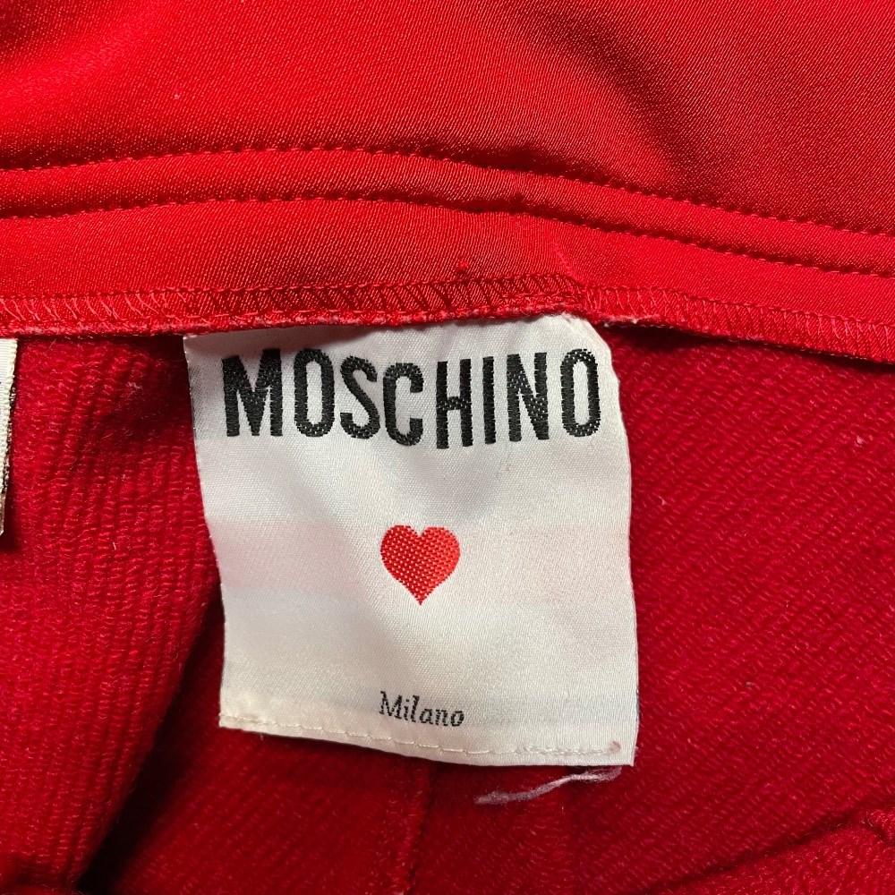Jupe Vintage Moschino Y2K Noir Et Rouge - Motif Floral Rétro - Taille M