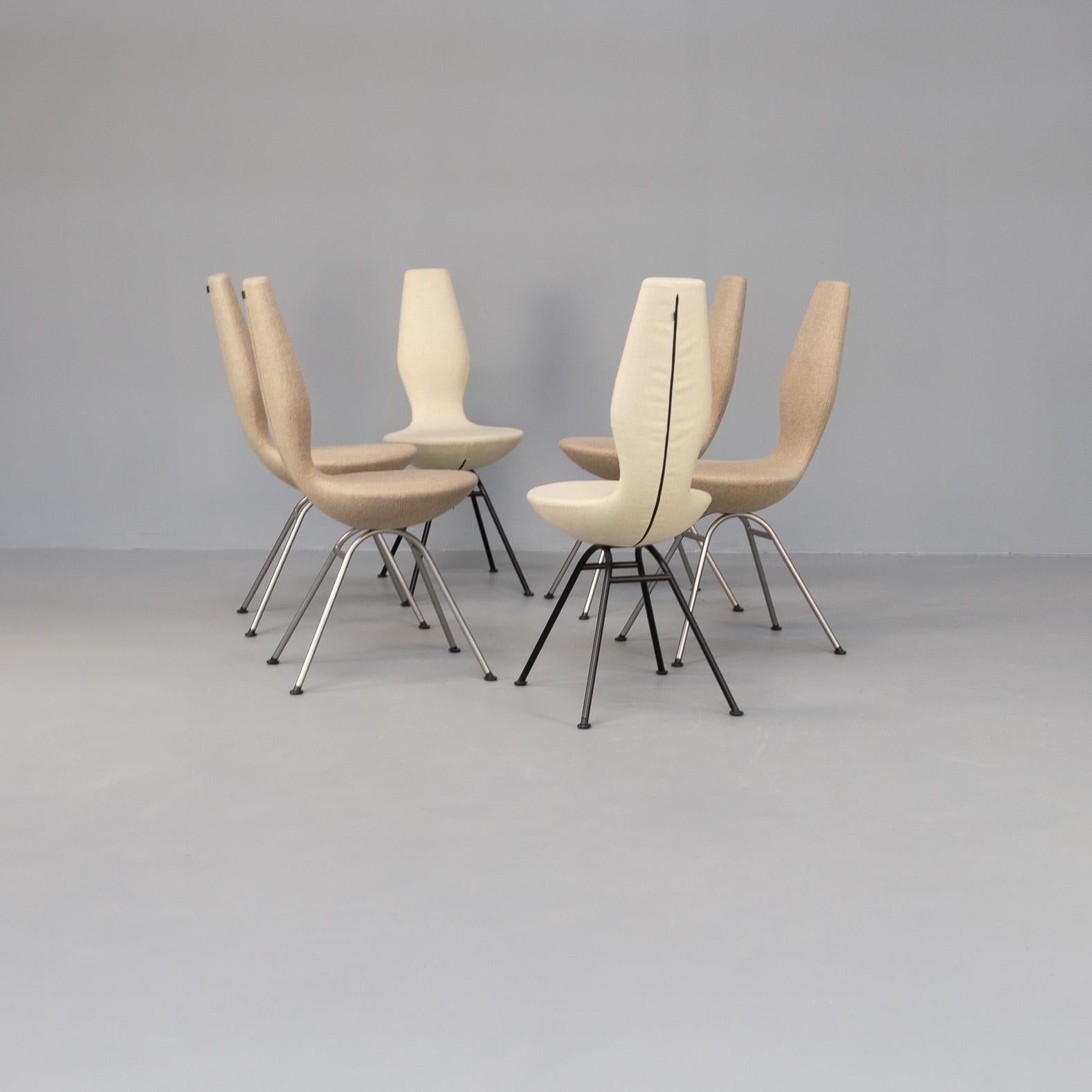 90er Olaf Eldøy Esszimmerstuhl 'Date' für Variér/Stokke Satz/6 (Postmoderne) im Angebot